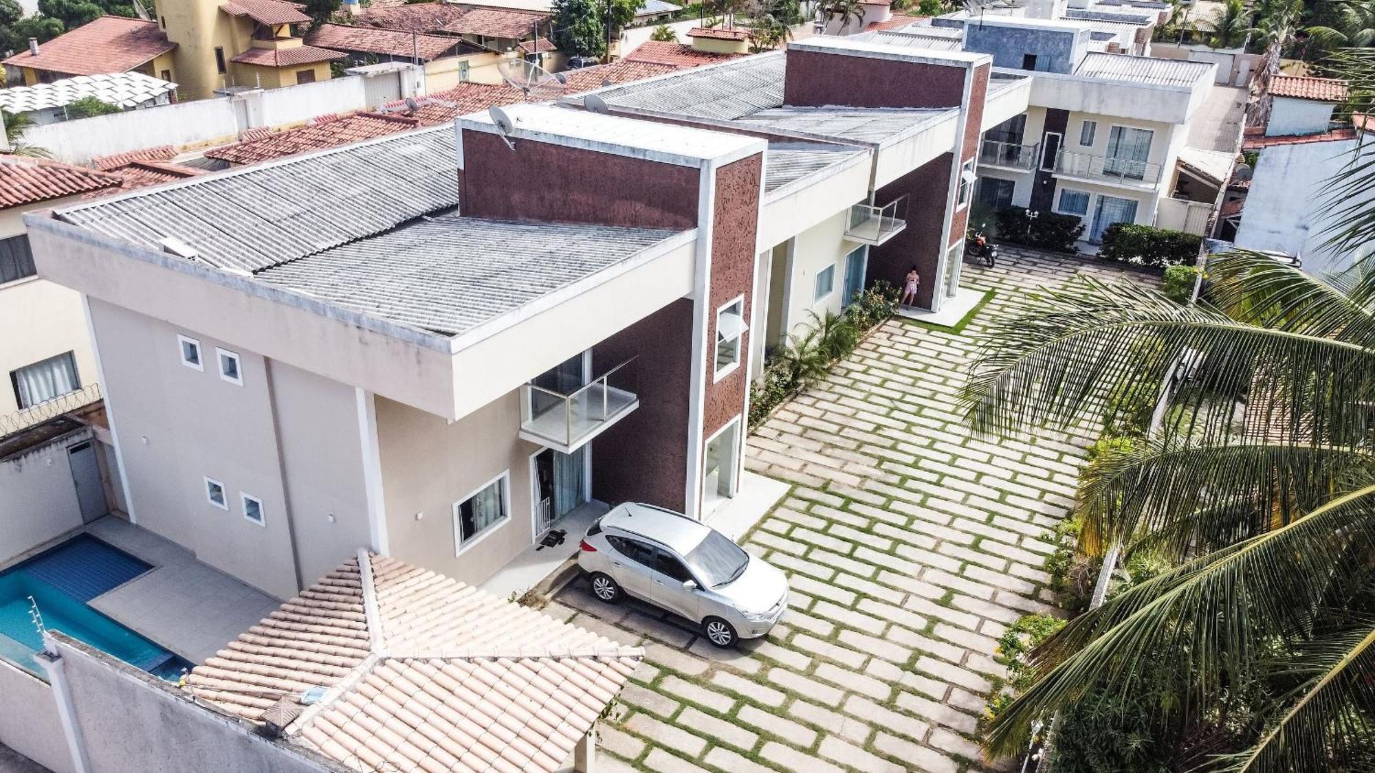 Apto Taperapuan 2 Quartos Com Piscina Perto Praia Porto Seguro Exterior foto